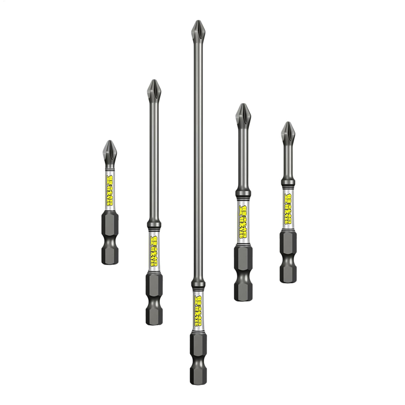 Drill Bit Set - Drill Screwdriver Bit Set 5-Piece Heavy