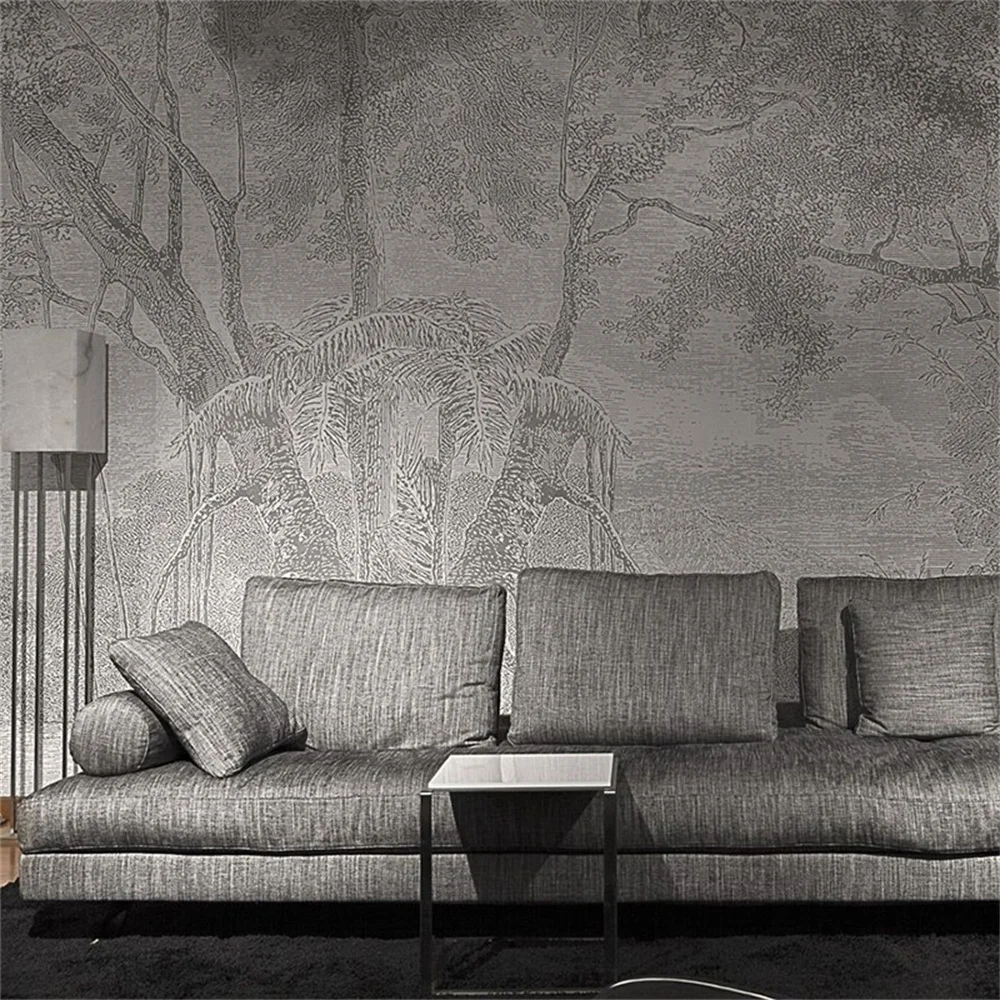 Home Improvement Background - Custom Vintage Trees Forest Wallpapers for