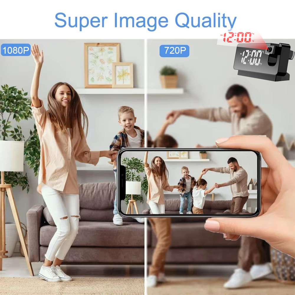 Improved 4K HD Clock Camera, S - App Home Improvement review and price