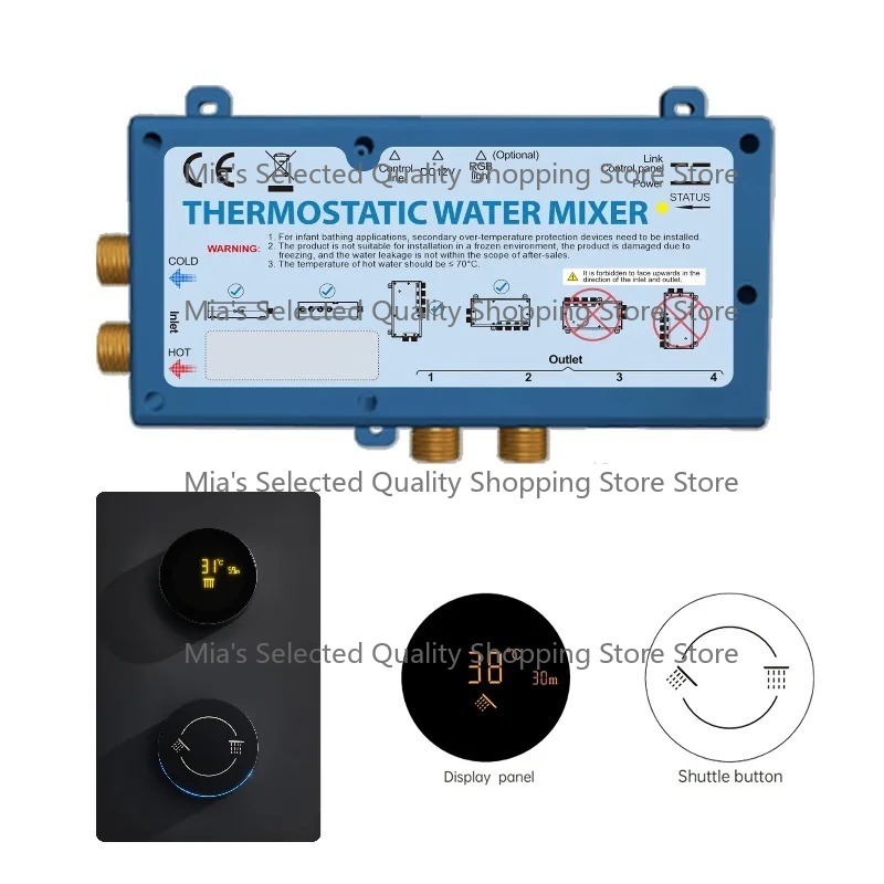 Digital Shower Mixer Thermosta - App Home Improvement review and price