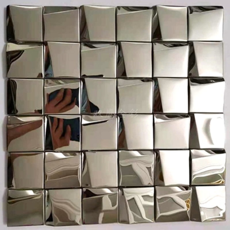 3D Mirror Silver Stainless Ste - Home Improvement Background review and price