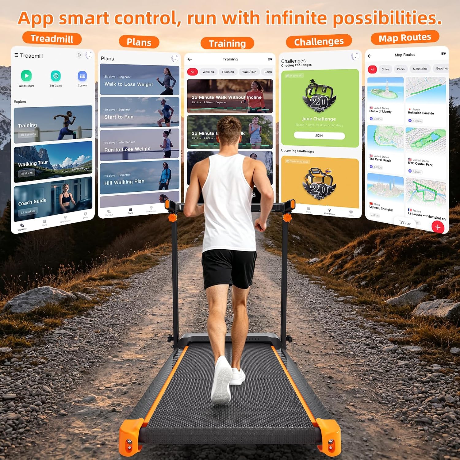 Walking Pad Treadmill, Treadmi - App Home Improvement review and price