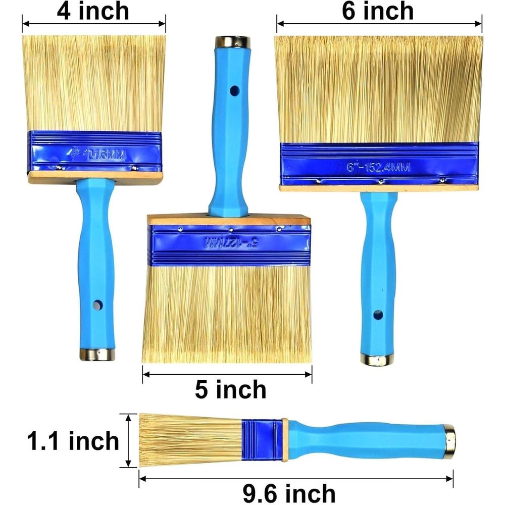 Triple Set of Heavy-Duty Paint - Wood Stain Brush review and price