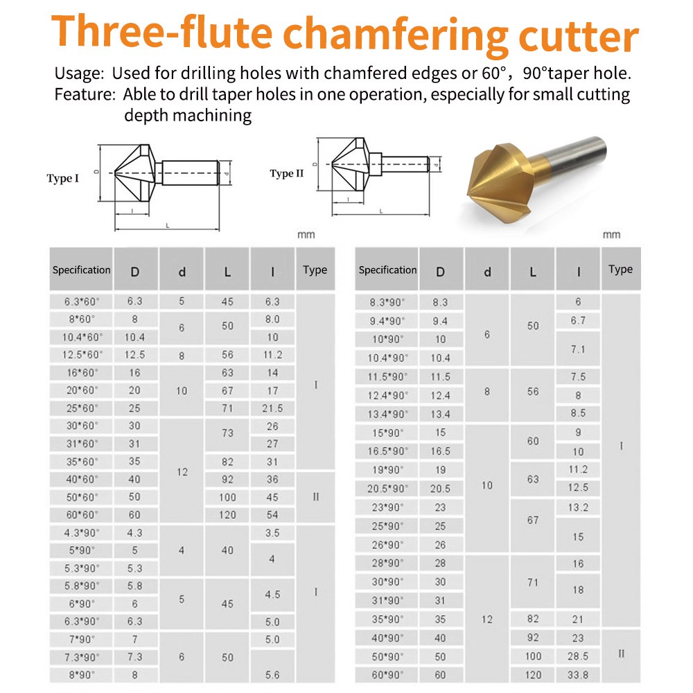 1 & 3-Flute 90° Countersink Dr - Drill Bit Set review and price