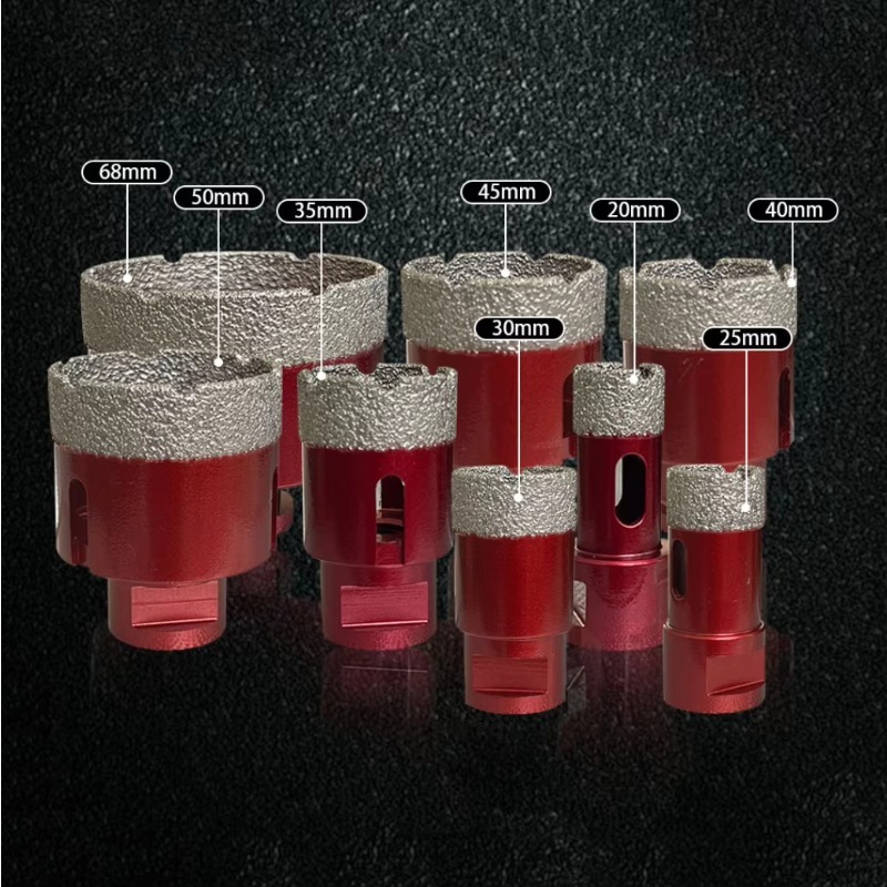 High Quality Vacuum Brazed Dia - Drill Bit Set review and price