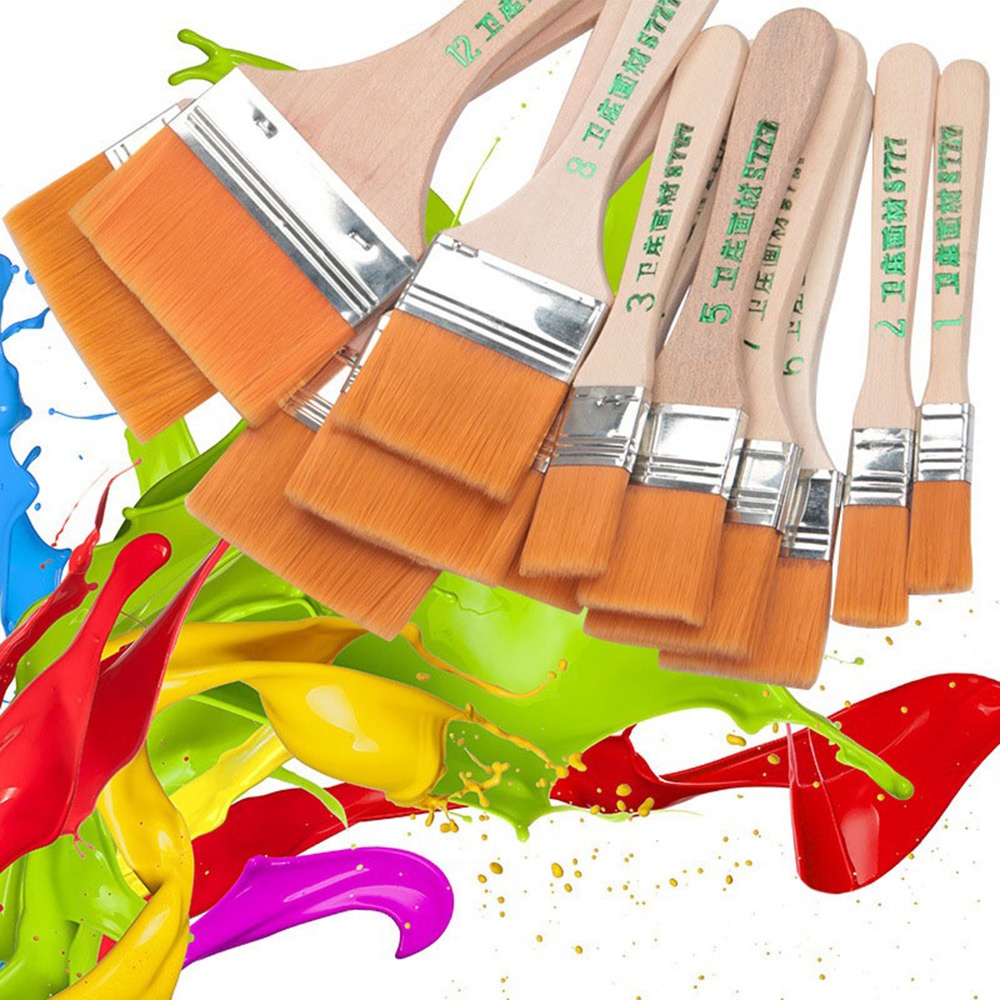 12pcs Nylon Paint Brushes Larg - Wood Stain Brush review and price