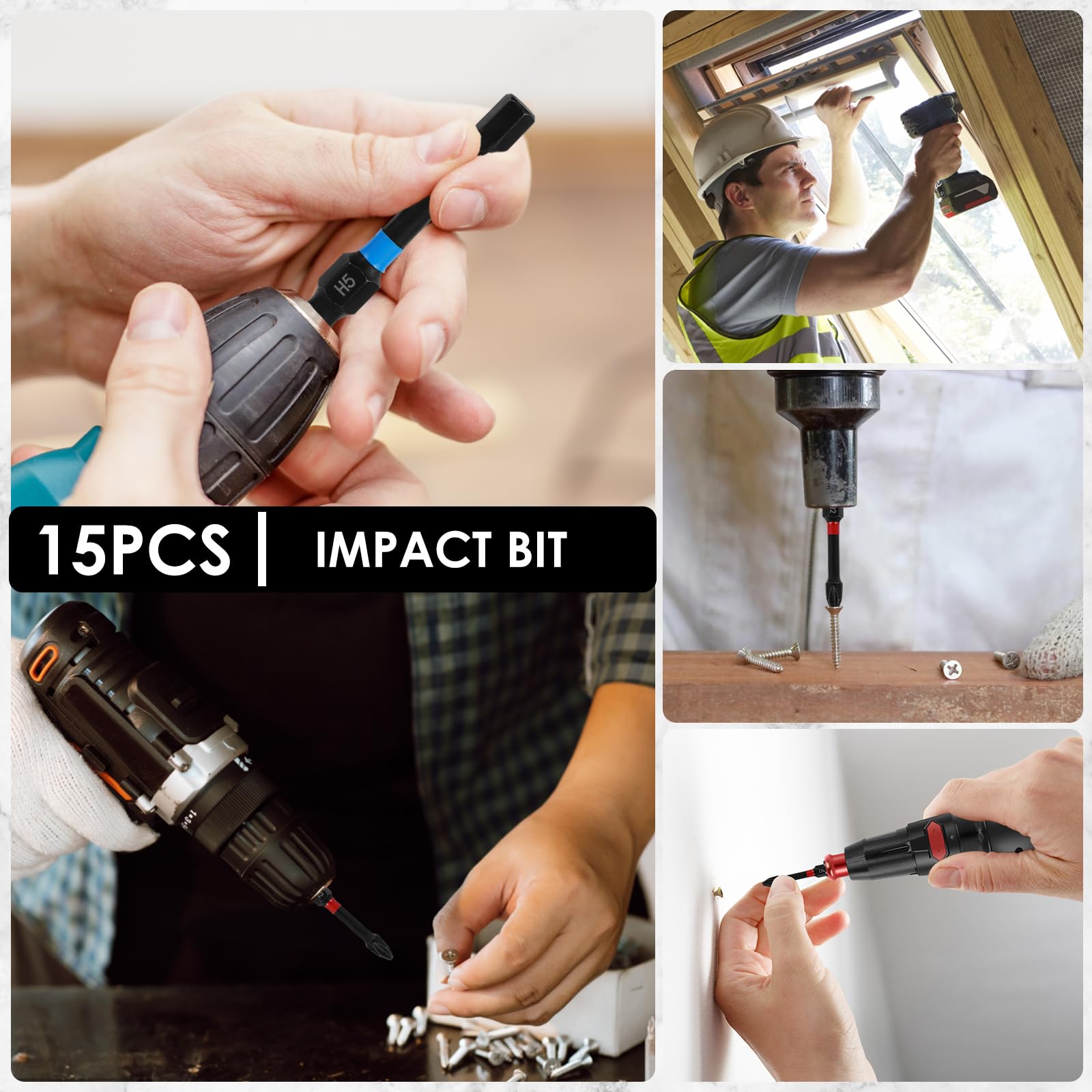 Rafford 15PCS Impact Ready Mag - Drill Bit Set review and price