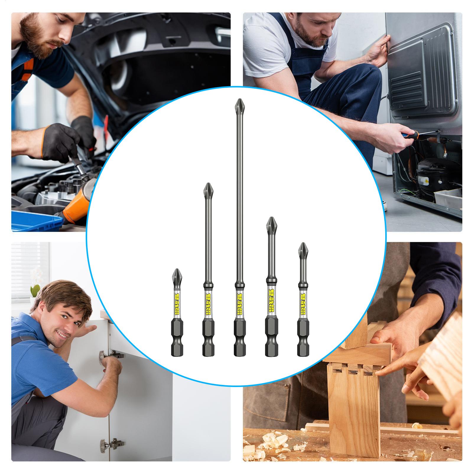 Screw Bit Set 5-Piece Precisio - Drill Bit Set review and price