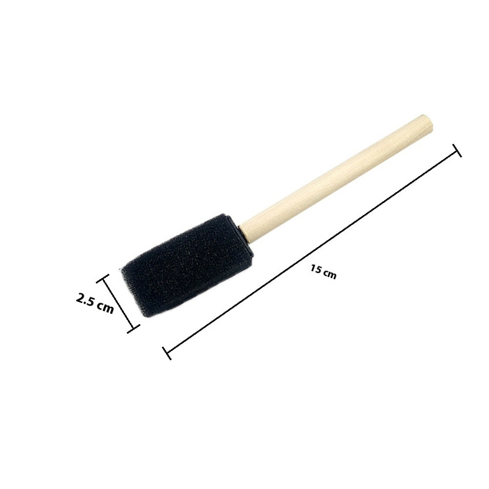 10Pcs Wood Handle Sponge Brush - Wood Stain Brush review and price